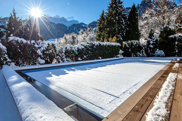 Pool richtig einwintern